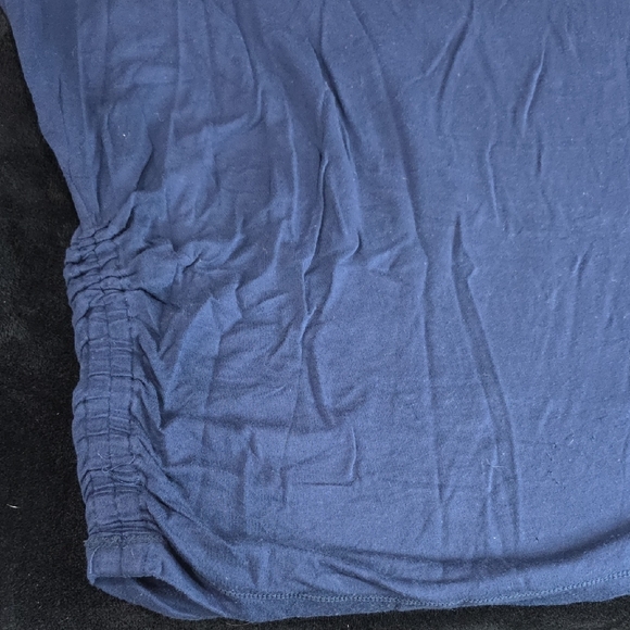 Max Studio Navy Blue Tee - Picture 5 of 5